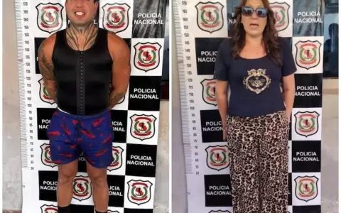 Francesco Canatta detenido junto a su madre supuesta compra de c�dulas durante las elecciones internas en Luque.