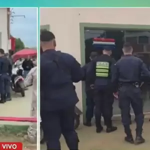 Toma de reh�n en Concepci�n: liberan a cajera herida y asaltante fue abatido