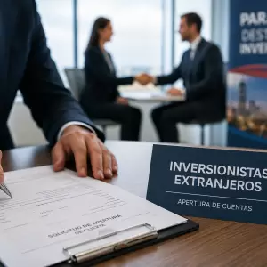 Apertura de cuenta bancaria.