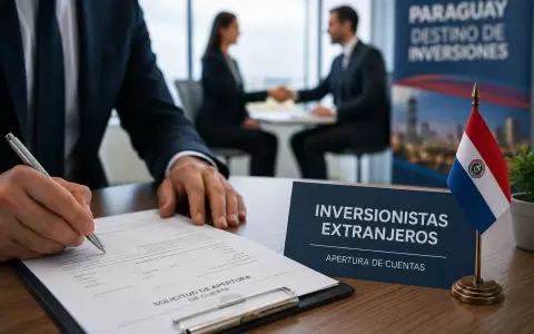 Apertura de cuenta bancaria.