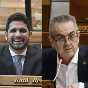 Ra�l Ben�tez y Yamil Esgaib.