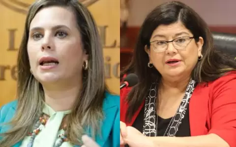 Kattya Gonz�lez y Carolina Llanes.