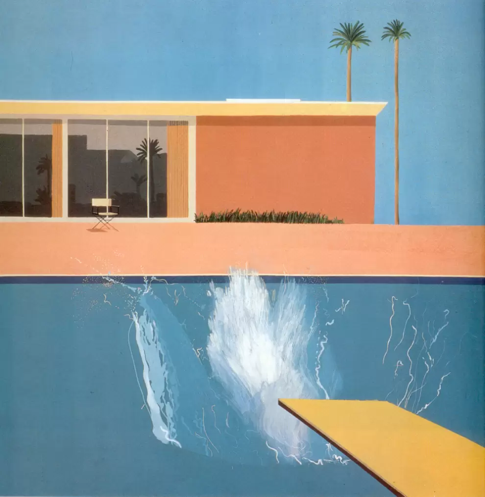 David Hockney, A bigger splash (1967). Tate Modern, Londres.