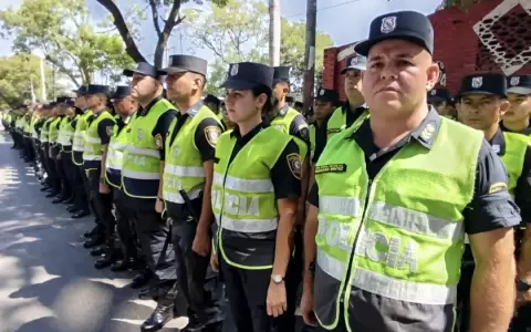 Operativo de seguridad.