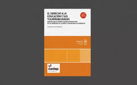 Portada de ""El derecho a la educaci�n y sus vulnerabilidades...", de Eduardo Vel�zquez Romero.
