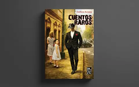 Portada de "Cuentos raros", de Delfina Acosta. Editorial Servilibro.
