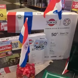 Promociones de casas de electrodom�sticos en el marco de la presencia paraguaya en el Mundial 2026.