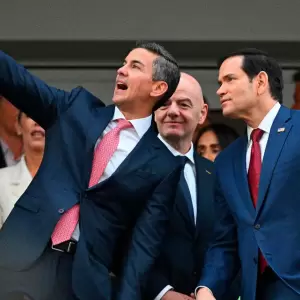 Santiago Pe�a y Marco Rubio en el Mundial.