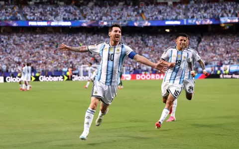 Lionel Messi lleg� a 16 tantos en los Mundiales, la misma cantidad que el alem�n Miroslav Klose.