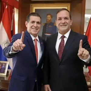 Horacio Cartes y Arnaldo Samaniego.
