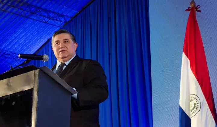 Alcides Riveros, presidente del Partido Liberal Radical Aut�ntico (PLRA).