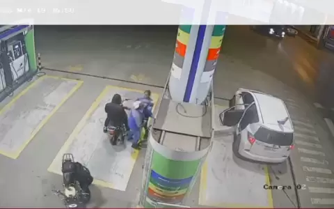 Violencia en una estaci�n de servicio