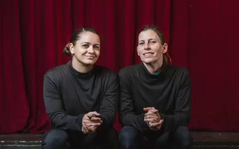 Julia Sigliano y Luciana Maccaroni, de Compa��a Ins�lita.