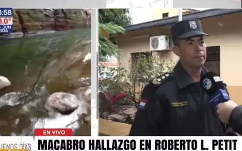 Hallazgo de un feto en Asunci�n.