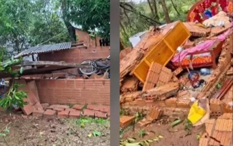As� quedaron las casas en Capit�n Bado.