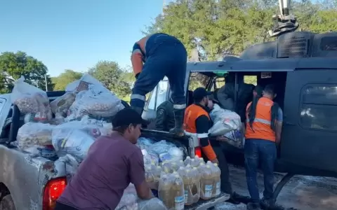 La SEN realiz� la entrega de alimentos y abrigos a familias del Chaco.