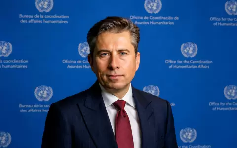 Secretario general adjunto de Asuntos Humanitarios de la ONU y m�ximo responsable de la OCHA, Tom Fletcher.