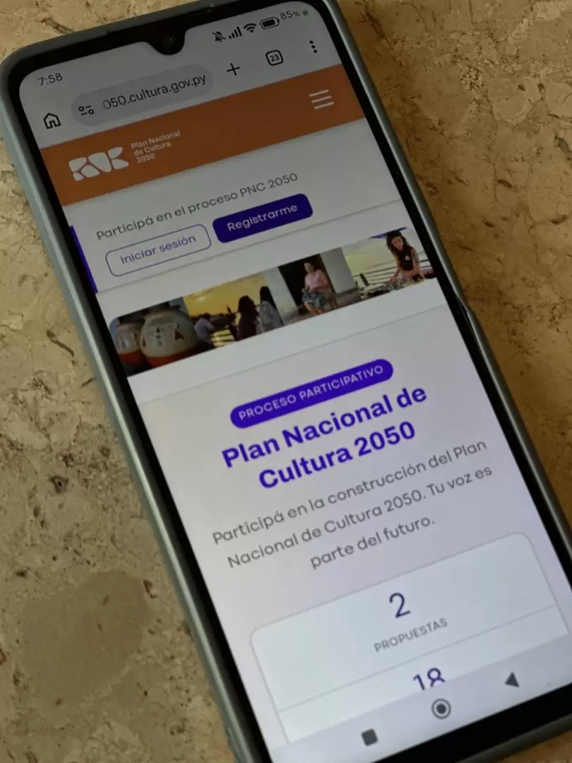 Plataforma digital de participaci�n ciudadana del Plan Nacional de Cultura 2050 (PNC 2050). Cortes�a