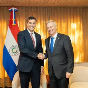 Santiago Pe�a y Jos� Antonio Kast.