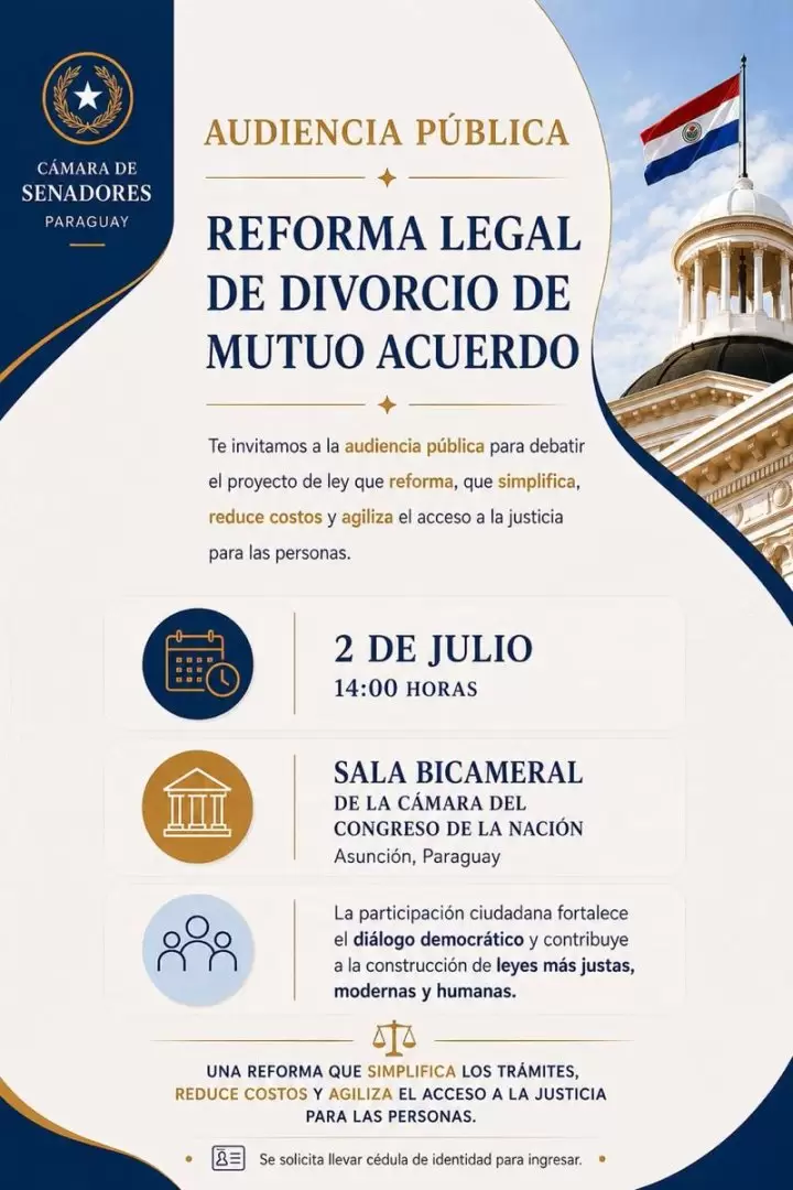 Convocatoria a la audiencia p�blica.