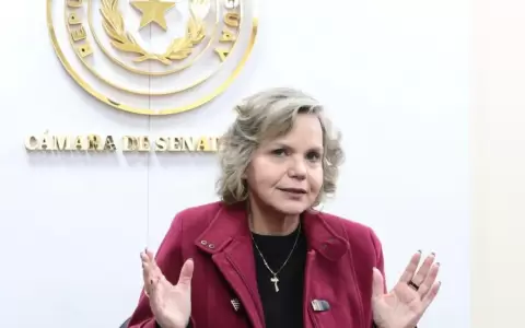 Lilian Samaniego, senadora.