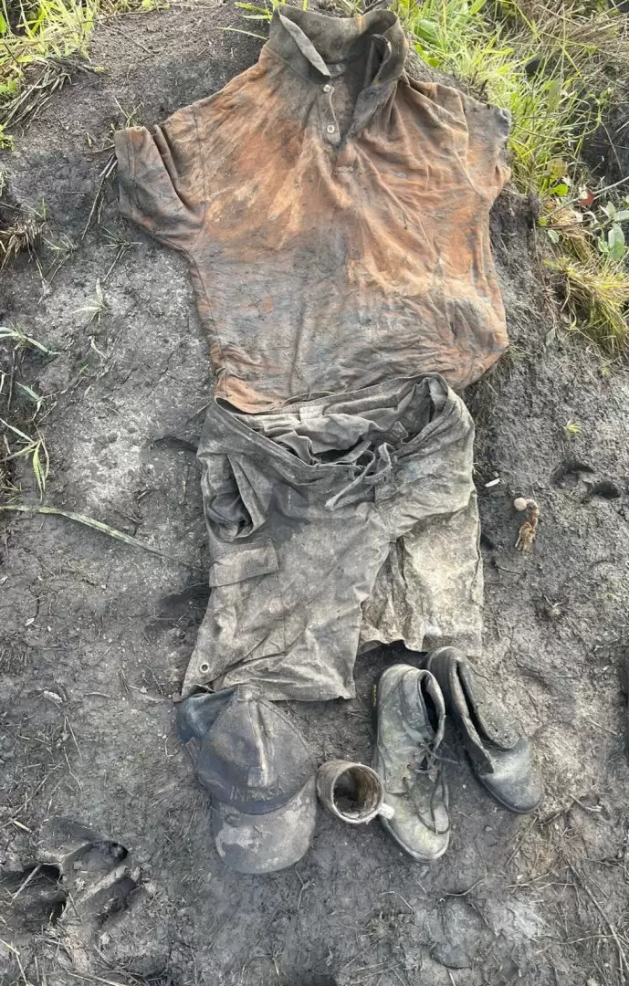 Restos humanos hallados en una estancia en San Pedro.