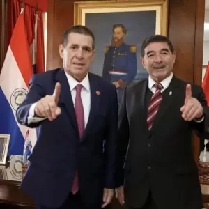Horacio Cartes y Carlos Nu�ez Ag�ero.