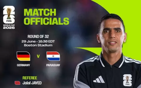 Mundial 2026: �rbitro que ya dirigi� a Alemania estar� en el cruce ante Paraguay