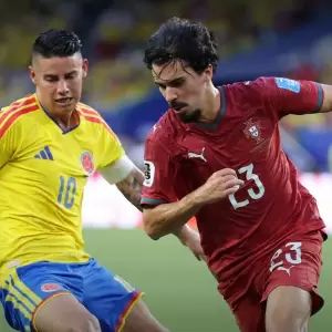 Colombia empata con Portugal y se clasifica como l�der del Grupo K