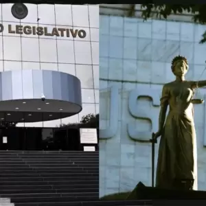 Congreso Nacional y Corte Suprema.