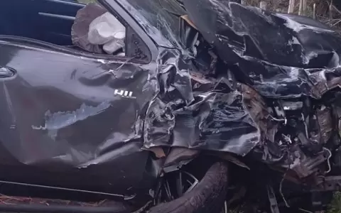 Accidente fatal en Villarrica: violento choque entre una camioneta y un cami�n dej� un fallecido