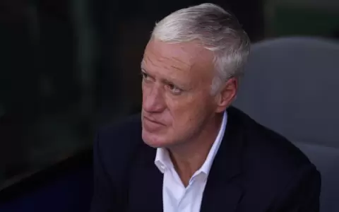Didier Deschamps, director t�cnico de la selecci�n francesa.