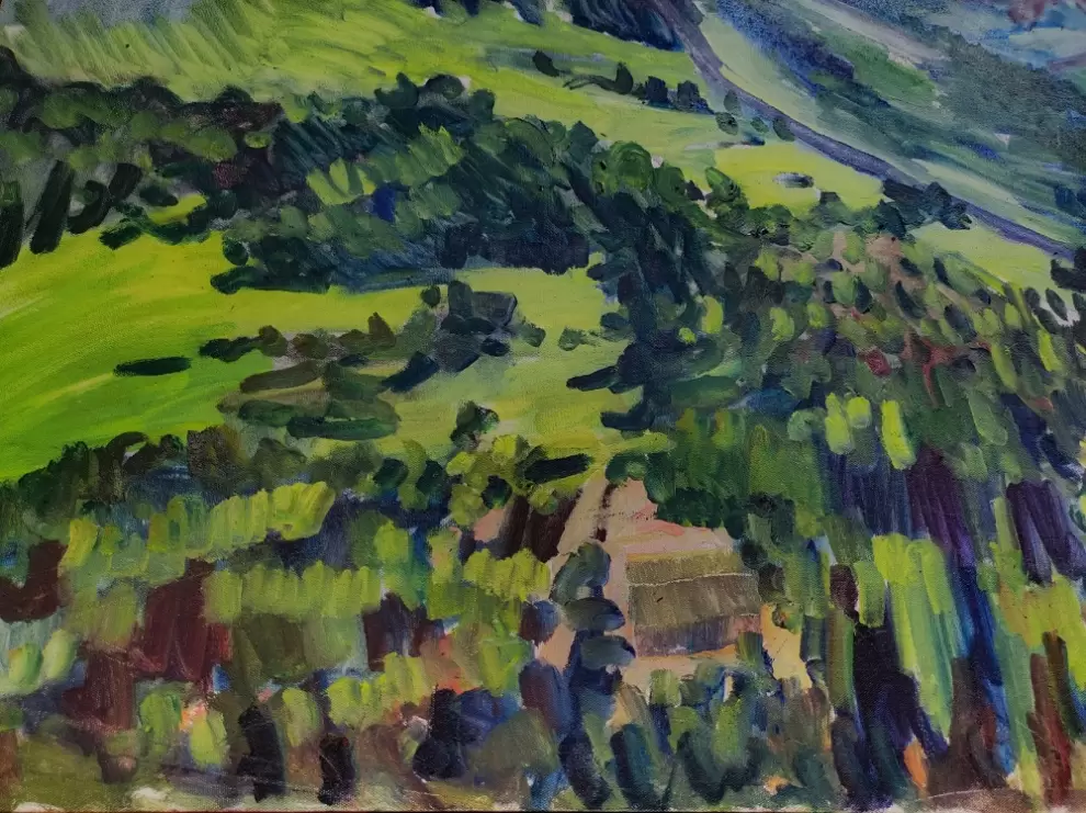 Walter Martínez, obra que será exhibida en la muestra.