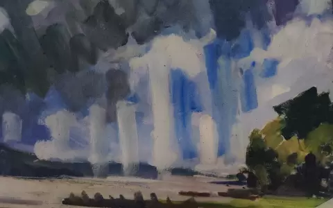 Walter Mart�nez, obra que ser� exhibida en la muestra.