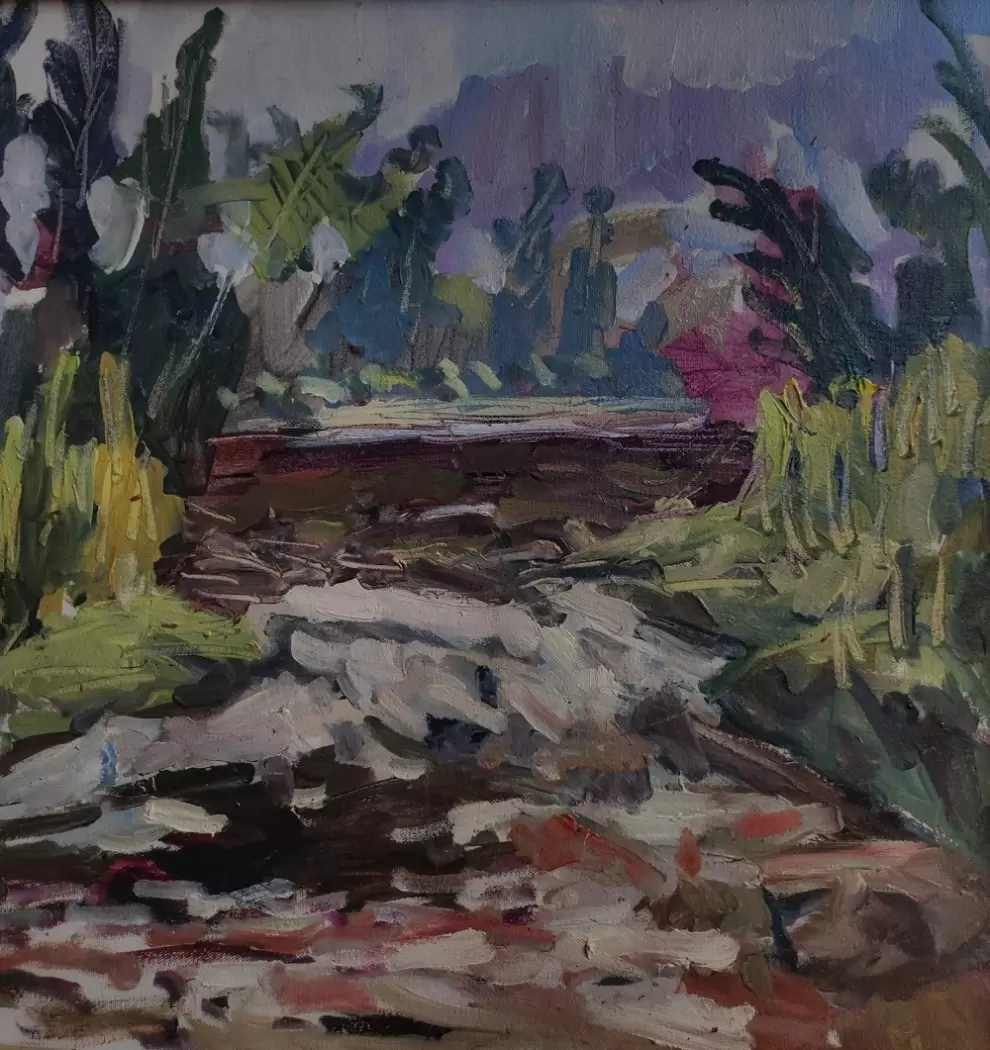 Walter Martínez, obra que será exhibida en la muestra.