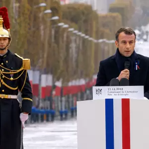 Emmanuel Macron, presidente de Francia.