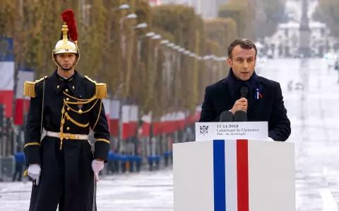 Emmanuel Macron, presidente de Francia.
