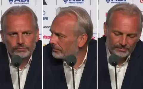 Recibi� la noticia de la muerte de su padre en plena conferencia de prensa