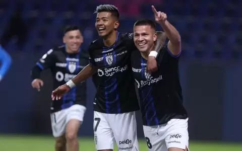 Hugo Quintana fue elegido el mejor jugador del partido en su debut con la camiseta de Independiente del Valle.