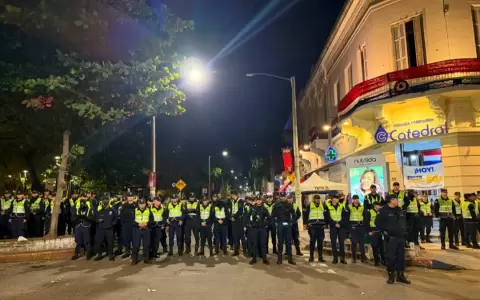Operativo policial.