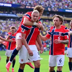 Noruega clasific� a cuartos de finales eliminando a Brasil.