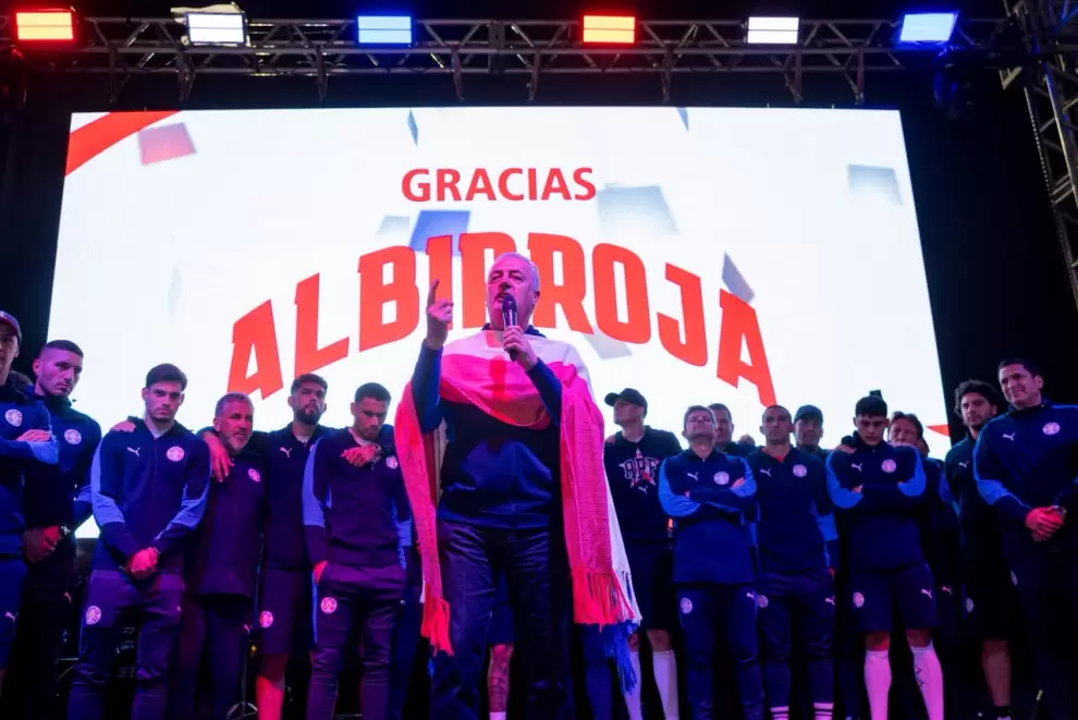 La albirroja ya est� en el pa�s.