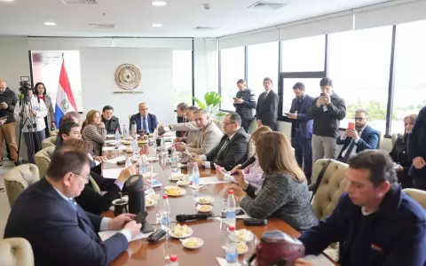 Sala de reuniones del Senado.