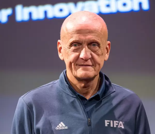 Pierluigi Collina, director de la Comisi�n de �rbitros de la FIFA.