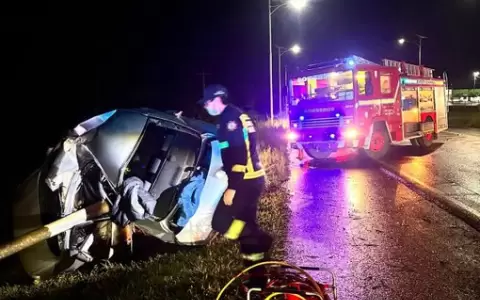 Accidente fatal sobre la Ruta PY06, en la zona conocida como Cruce Siete, distrito de Naranjal, Alto Paran�.