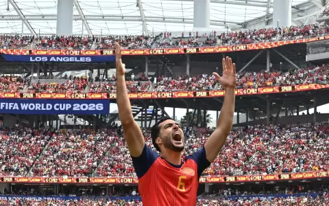 Mikel Merino, autor del tanto con el que la Roja obtuvo la victoria cuando ya se cumpl�a el tiempo reglamentario.
