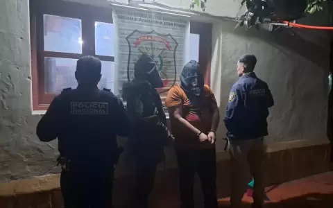 Enfrentamiento a balazos dejo a dos detenidos.