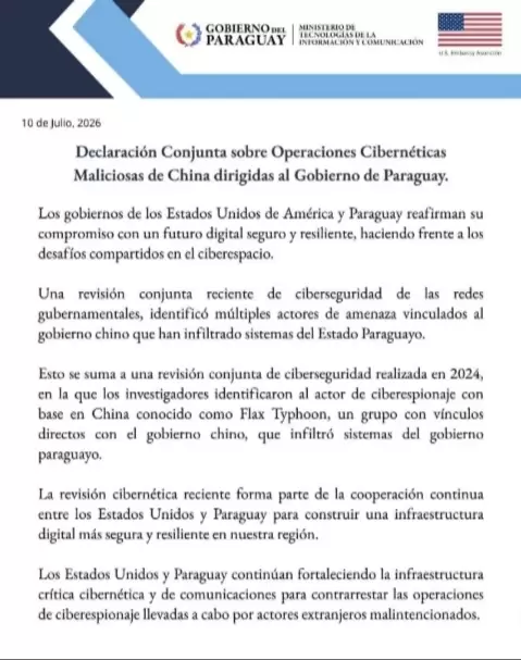 Comunicado conjunto.