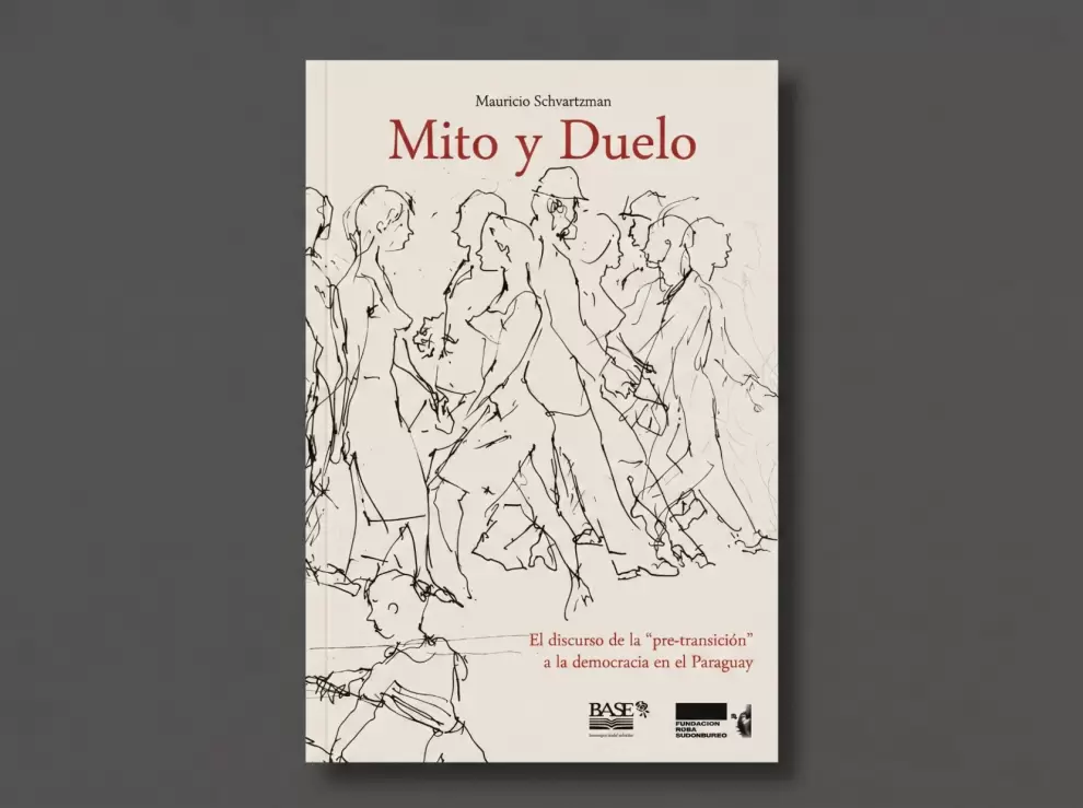 Portada de "Mito y duelo. El discurso de la pre-transici�n de la democracia", de Mauricio Schvartzman.