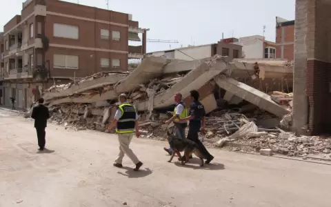Casas derrumbadas a causa del doble sismo en Venezuela.